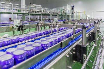 soft drink production and pigging