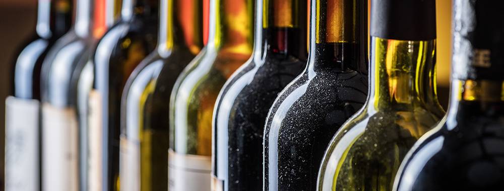 wine bottles production