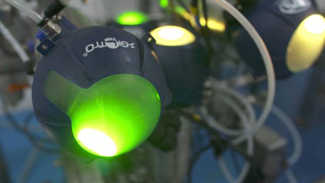 HPS pigging valve lighting up