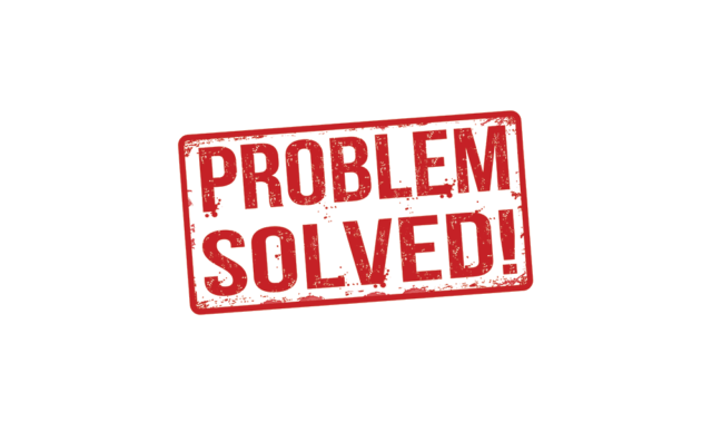 problem solved