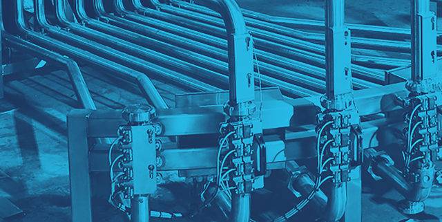 HPS rotomatrix liquid transfer manifold