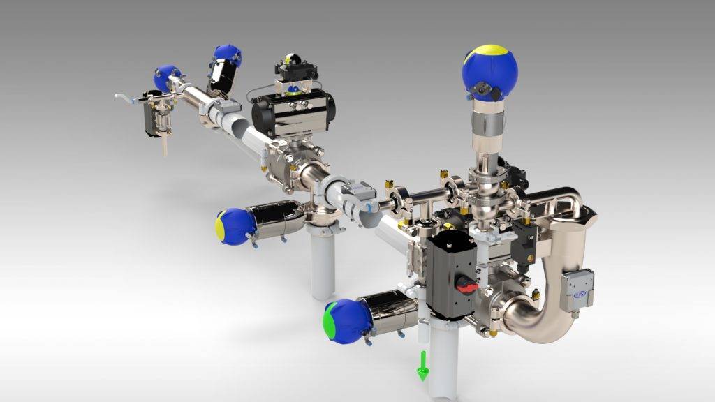 Single-pig pigging system
