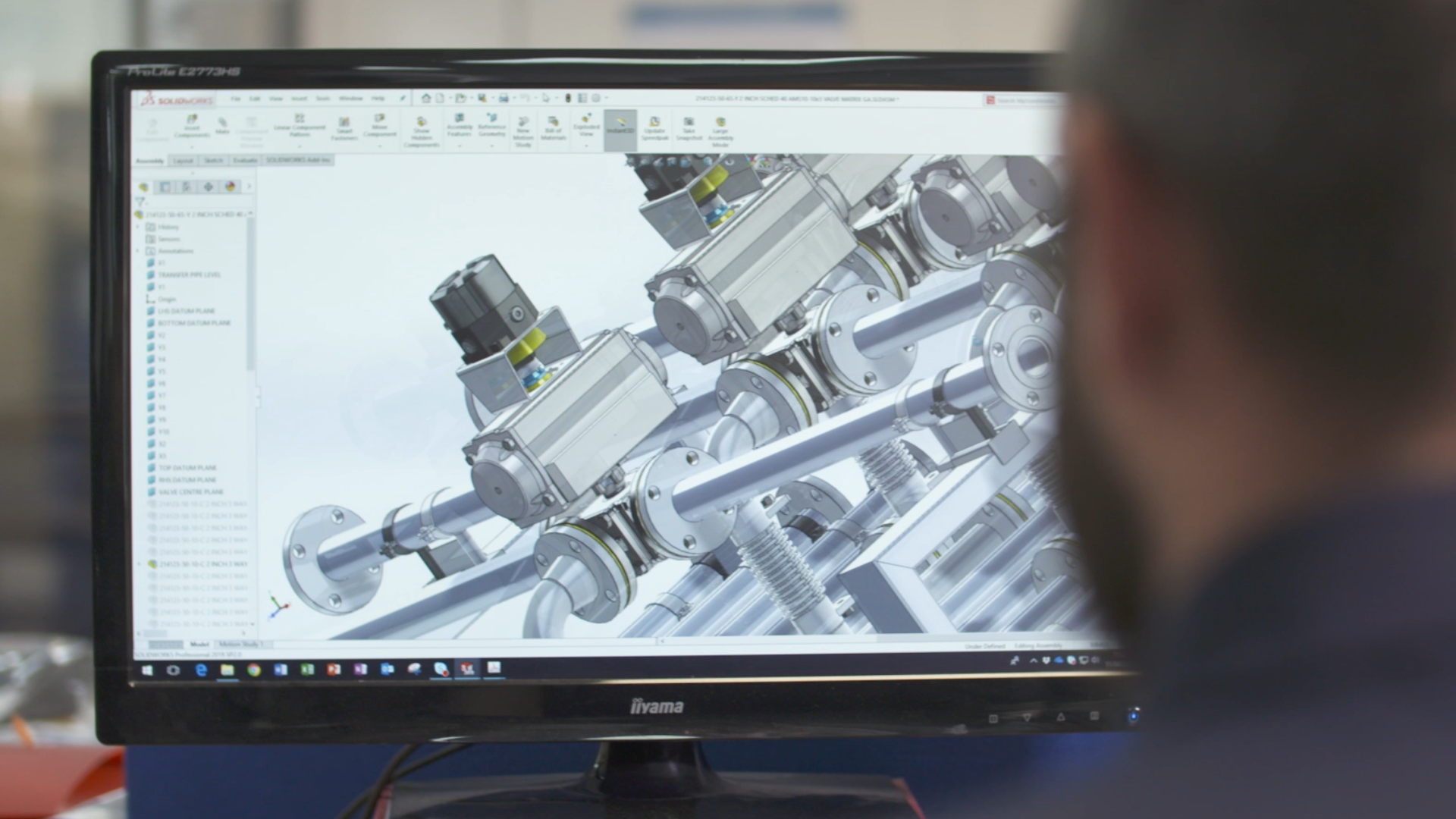 HPS bespoke pigging system CAD design