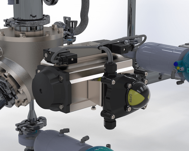 piggable diverter valve with actuator