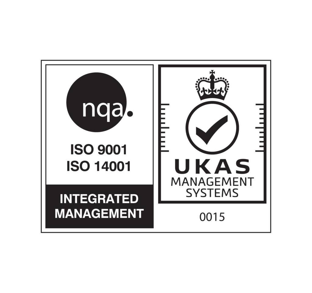 ISO 9001 and ISO 14001 UKAS accreditation