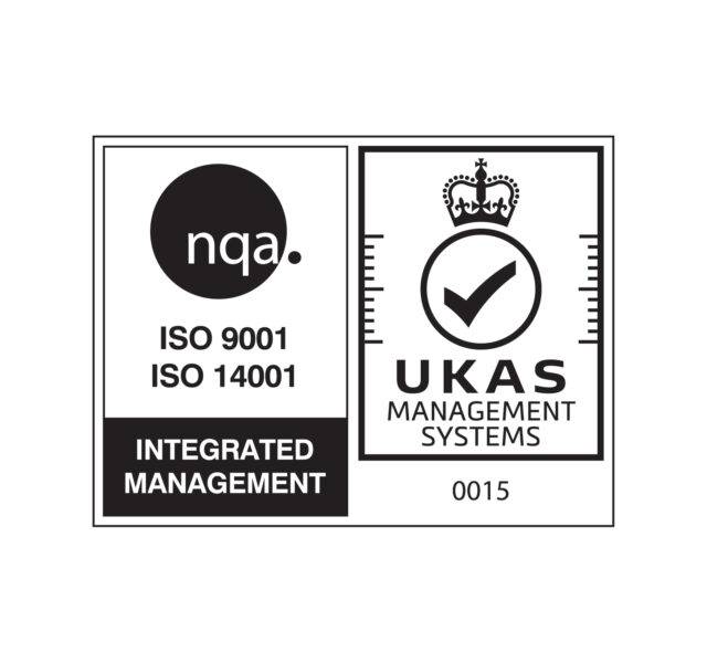 ISO 9001 and ISO 14001 UKAS accreditation