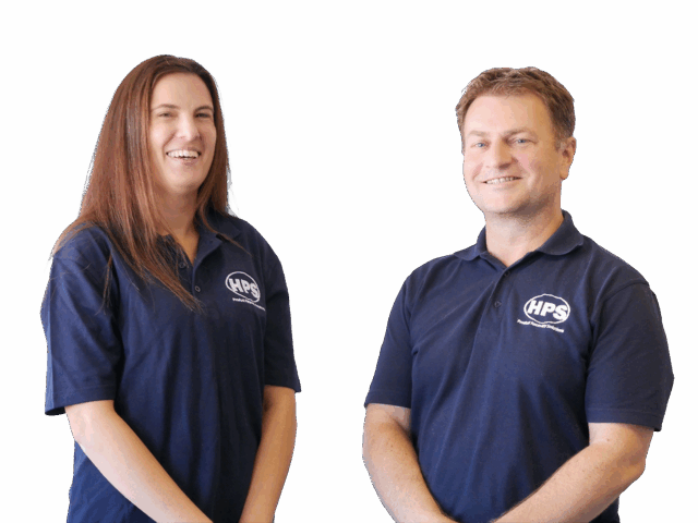 Kelly and Andei spares team