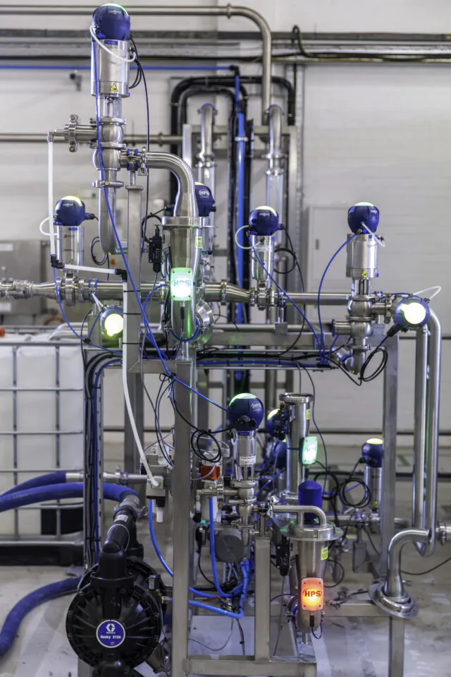 HPS hygienic sanitary liquid product recovery system